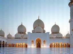 Sheikh Zayed Mosque in Abu Dhabi